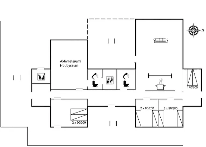 Rother - 100m From The Sea By Interhome